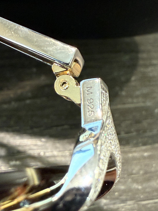 Real 925 Silver Big C VVS MOISSANITE Dark Black Sunglasses - Iced Buffs Glasses EVERYDAY ESSENTIALS HarlemBling