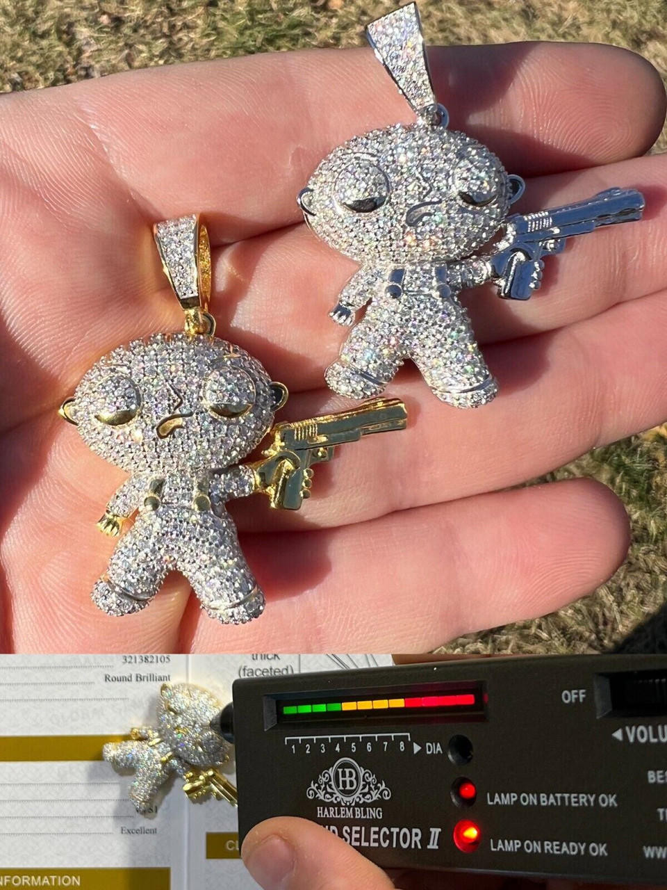 Stewie griffin diamond chain Clearance