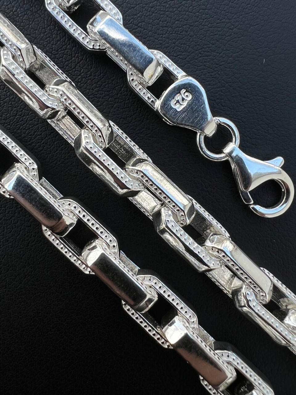 Silver hermes link chain Clearance