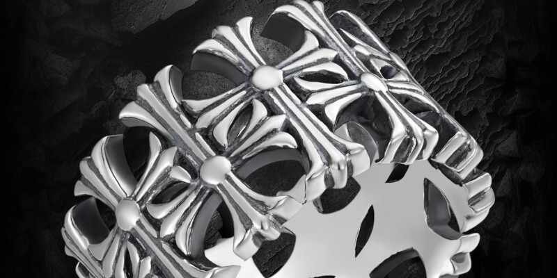 mens plain silver ring