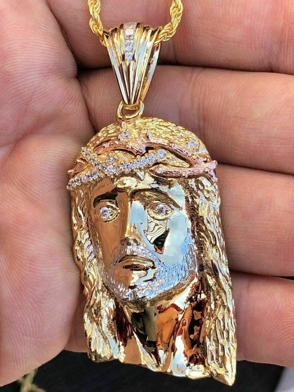 18K Gold Filled Divine Child,Baby Jesus Necklace / Cadena Divino Nino -  P112 | eBay