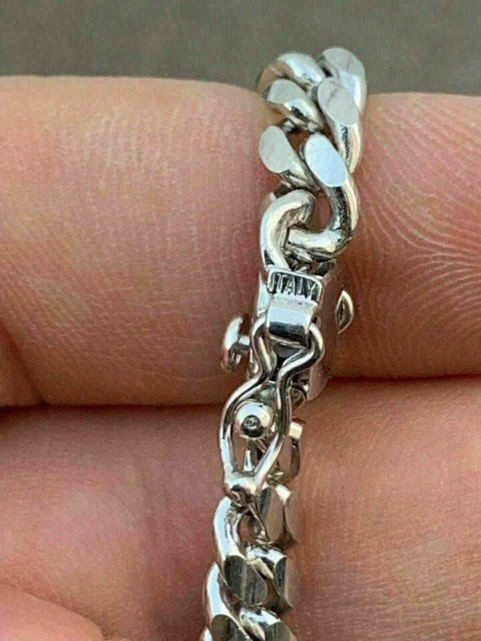 19 Classic Medium Link Silver Chain