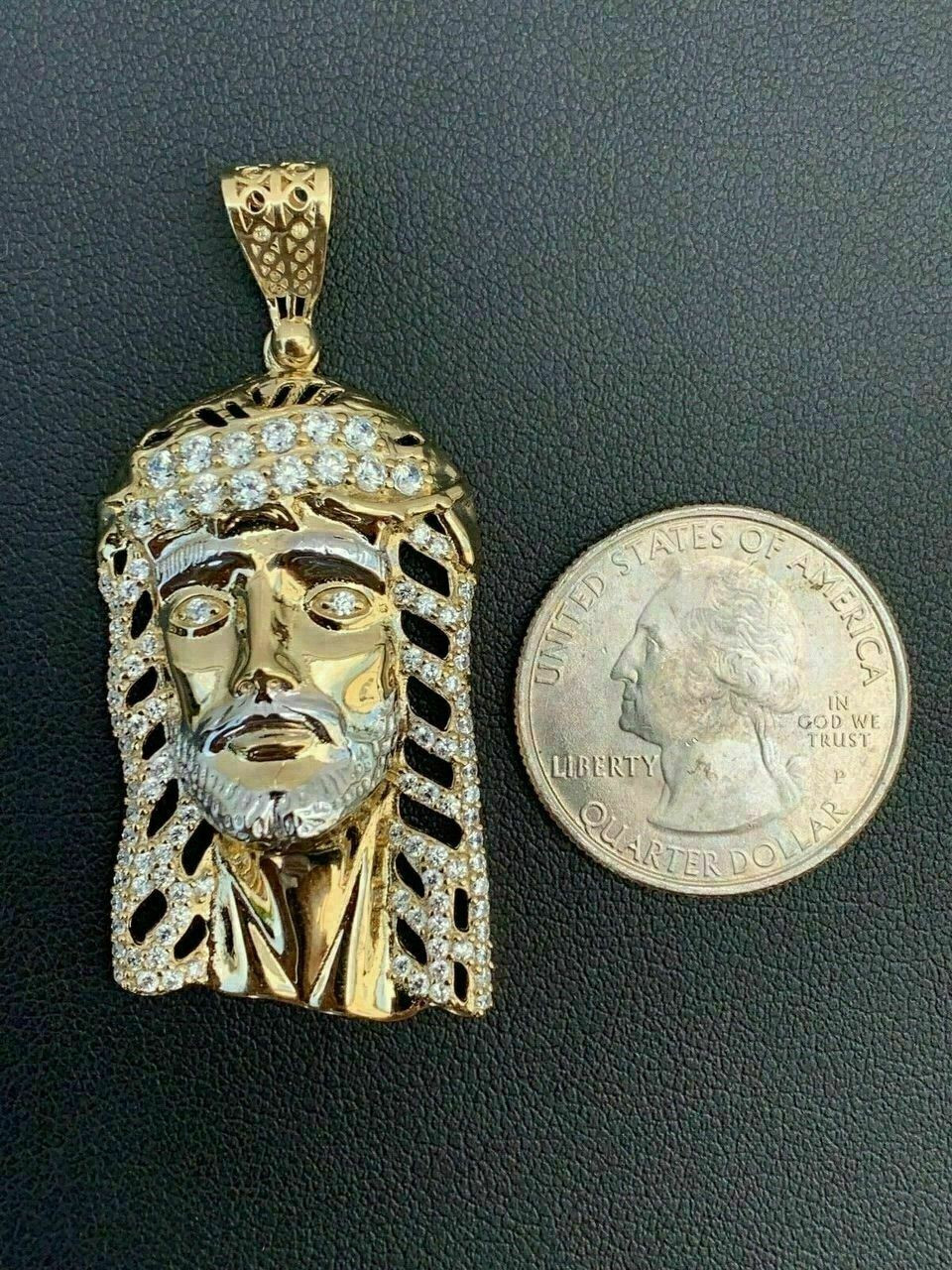Real silver jesus piece