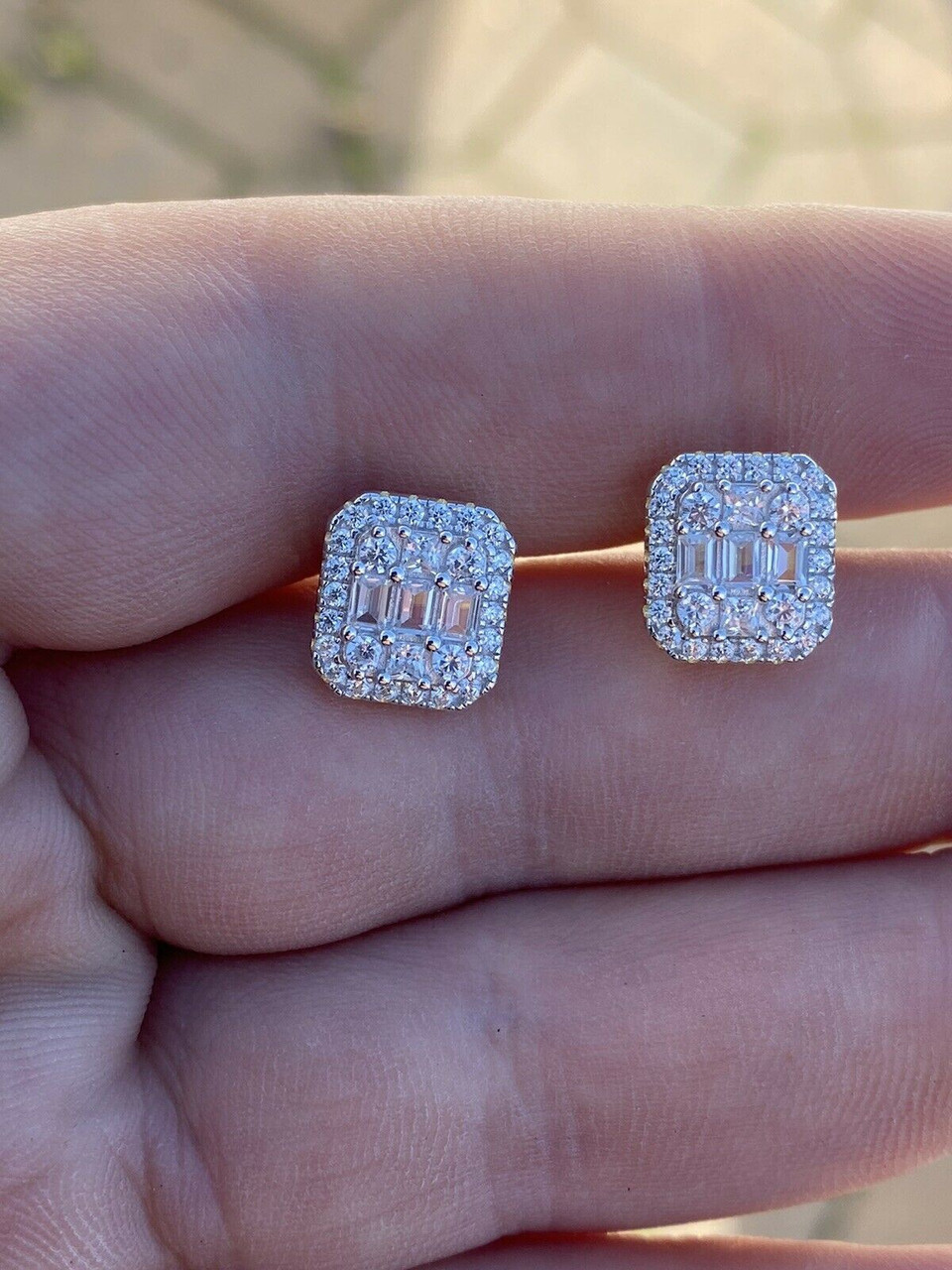 Moissanite VVS Diamond Earring - Diamond Earrings, DIAMONDS MANDILAX |  Online Mens Jewelry Store Lagos | Iced Out and customized Jewelry