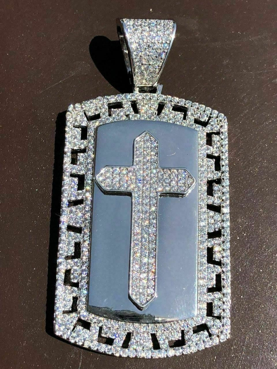 Mens Pendants Sterling Silver Dog Tags Engrave Custom Military Dog Tag –  Bling Jewelry