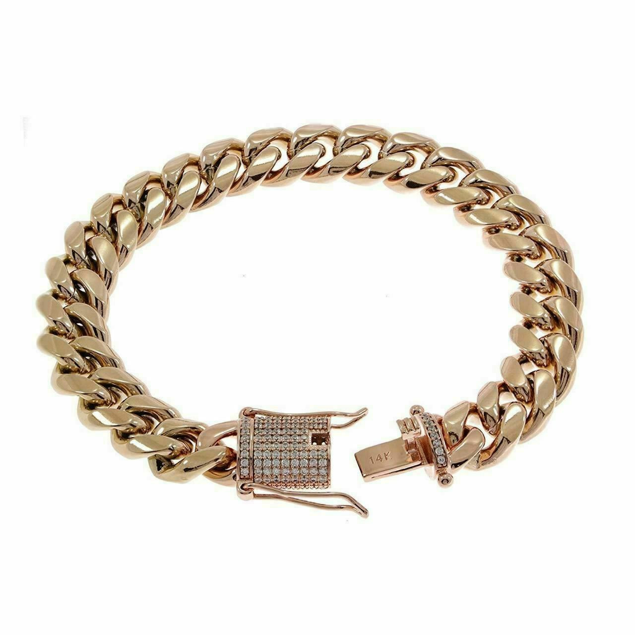 Twistedpendant Men's Cuban Link Bracelet Chain