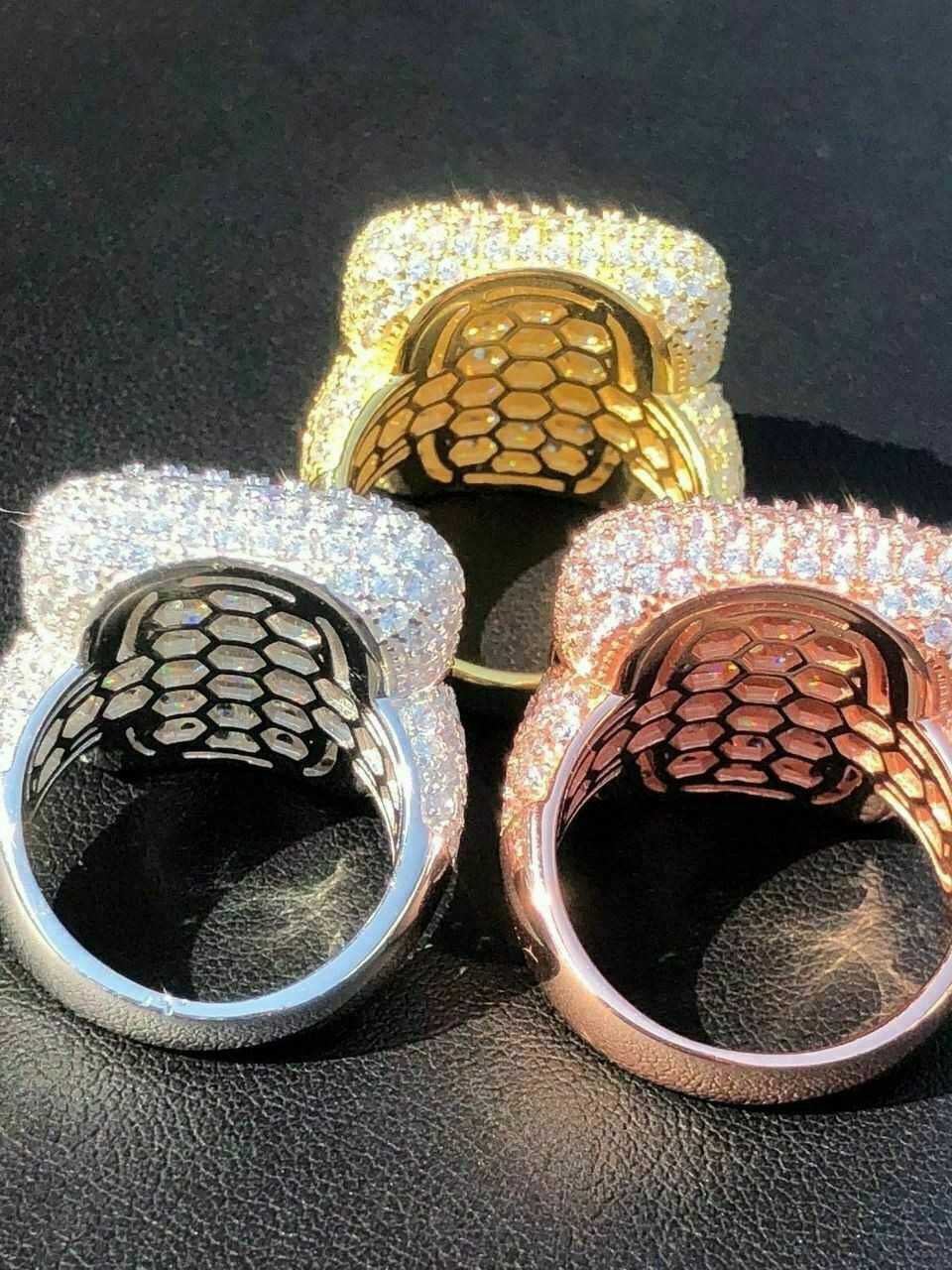 Diamond Yellow Gold Rings for Men 5 Ring for sale | eBay