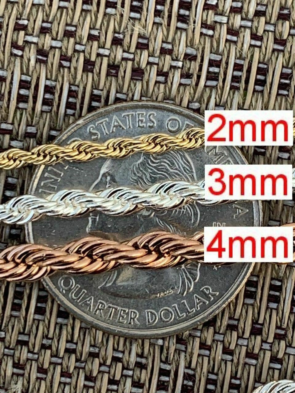 1roll 0.3-0.6mm Gold Color Resistant Strong Line Stainless Steel