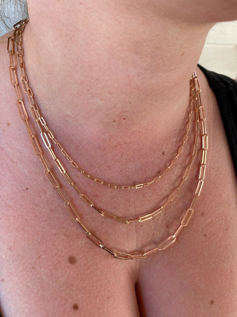 9ct Rose Gold Plated 2mm Belcher Rolo Chain Necklace 14 - 24 Inch by The Chain Hut