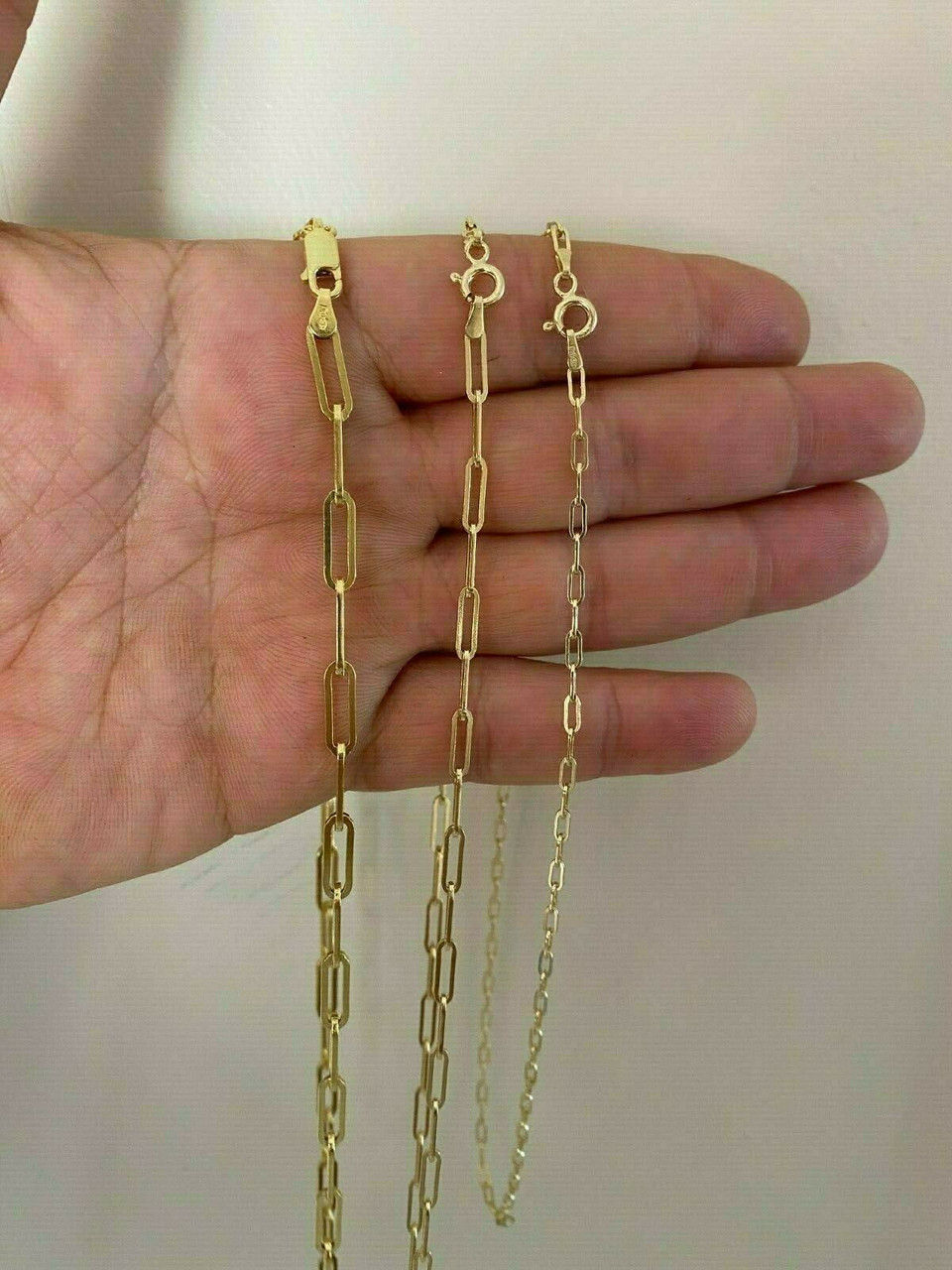 14k Gold 3MM Rolo Chain