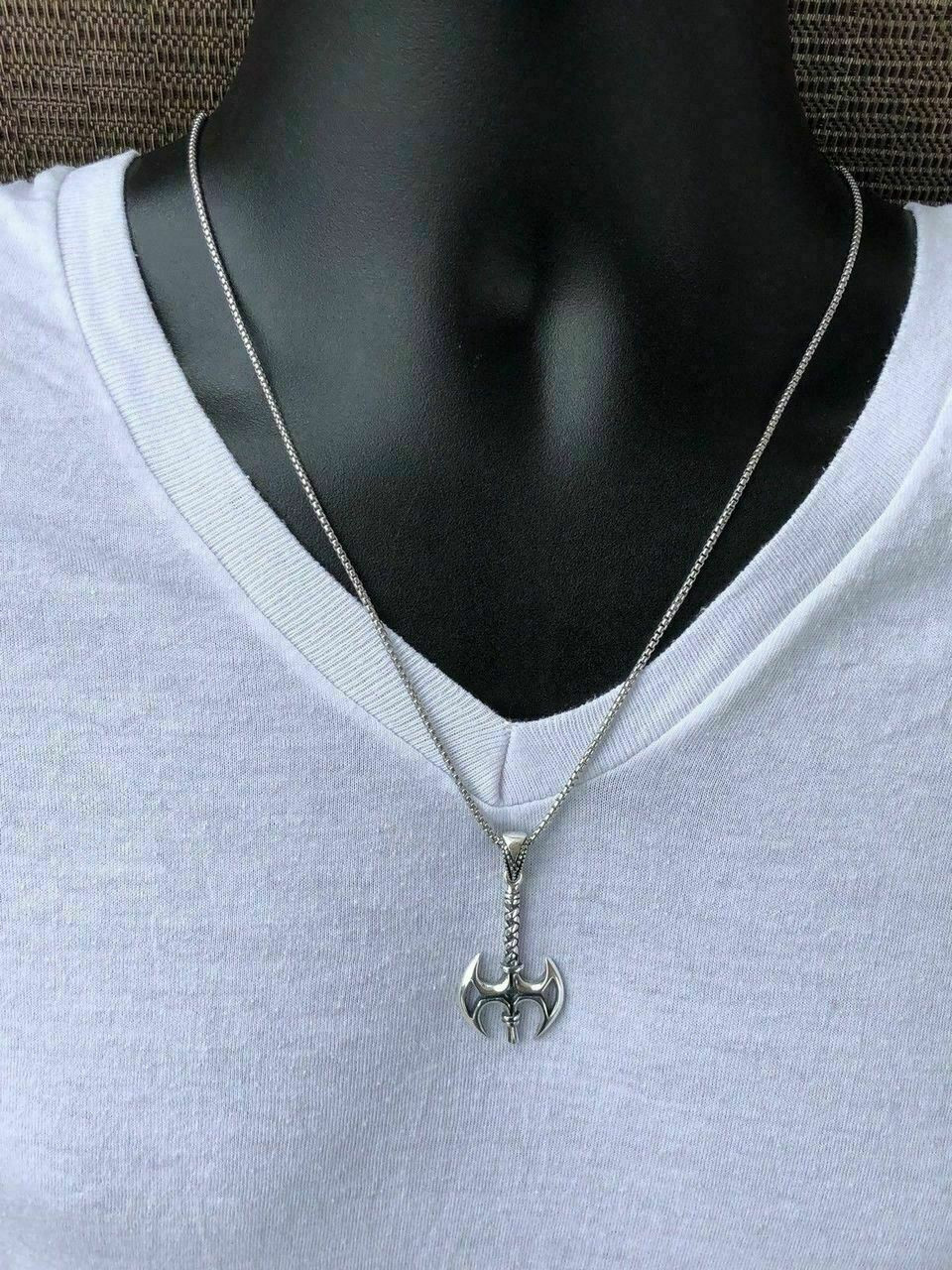 JiaJiaShangMao Men's Vintage Gothic Necklace Men Runes Necklace India | Ubuy