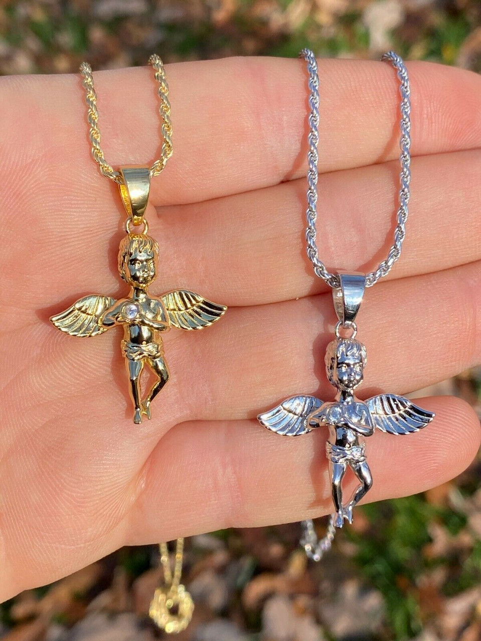 Micro angel store pendant