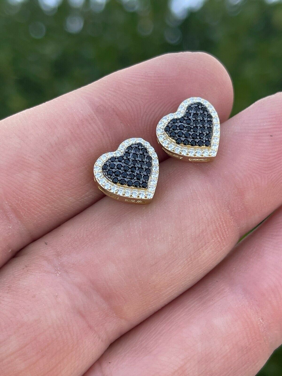 アクセサリーHUMANMADE HEART SILVER EARRING BLACK - ピアス(両耳用)