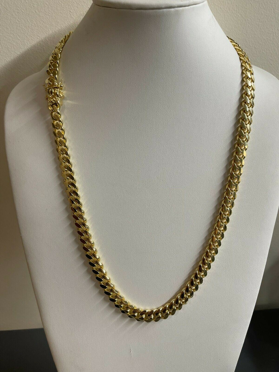 14k gold vermeil cuban link chain