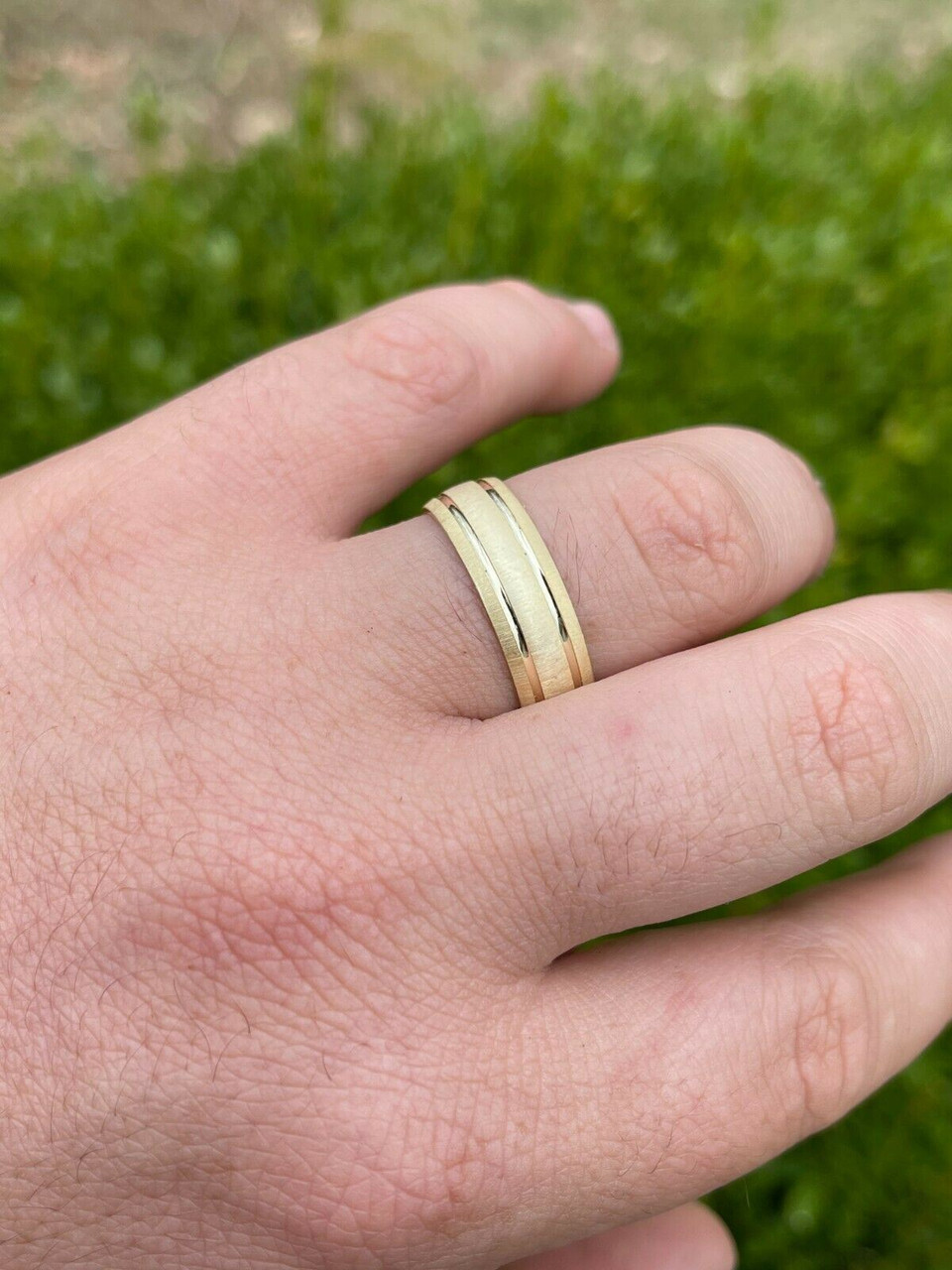 14K Gold Petite Diamond Wedding Ring – FERKOS FJ
