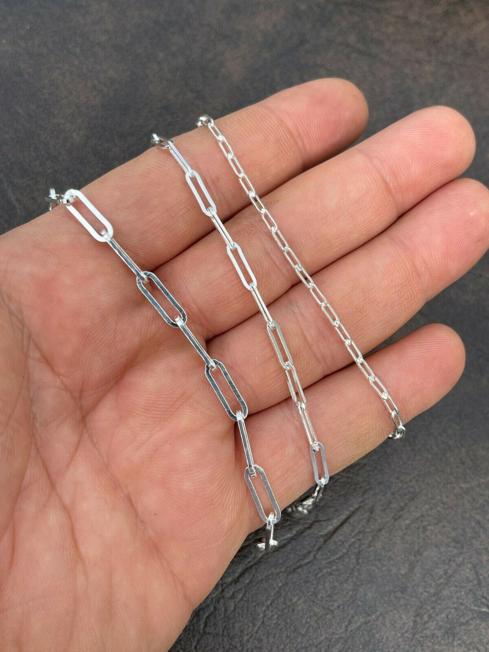 Delicate paper clip chain necklace | Shop | SilverRipples Jewellery -  Handmade Silver Jewellery