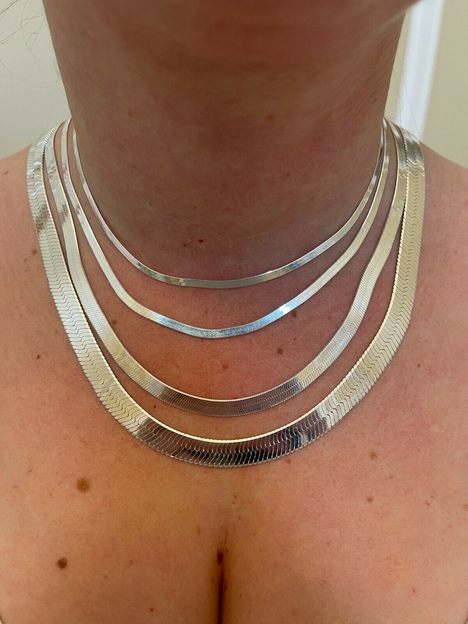 Herringbone Chain Necklace in Sterling Silver | Kendra Scott