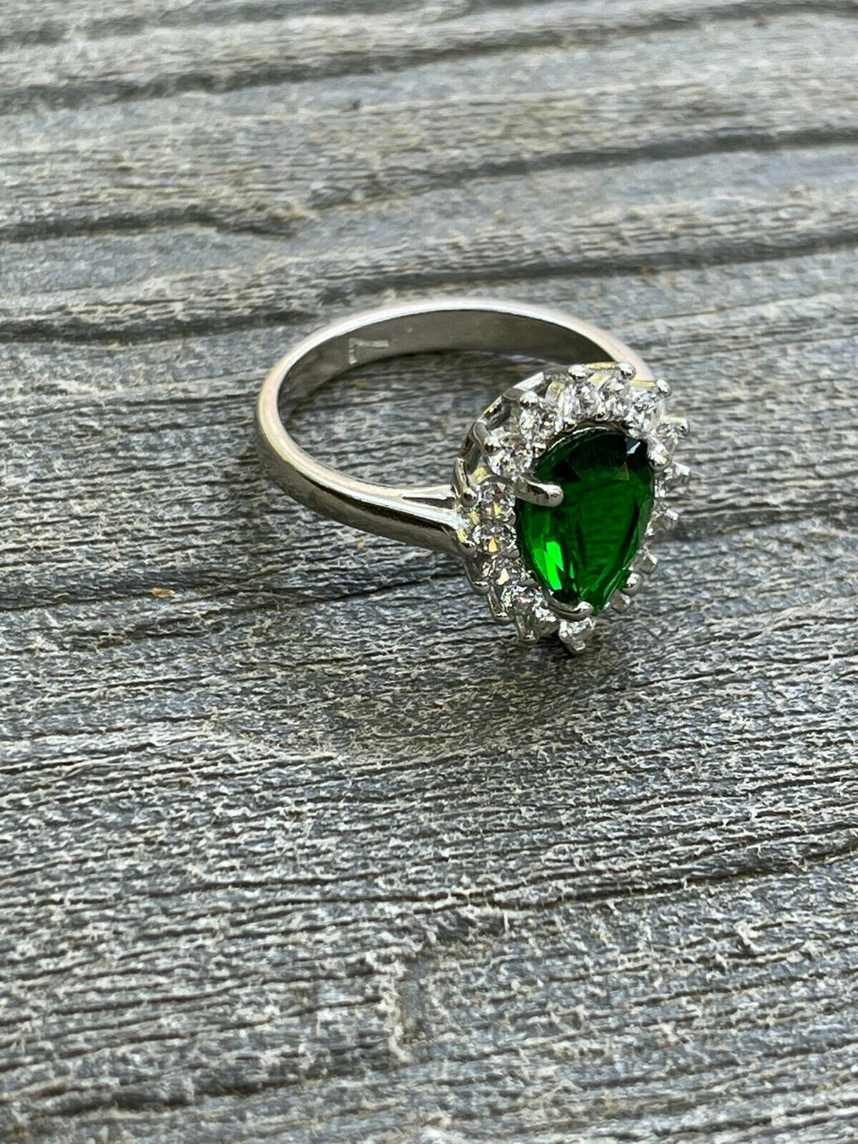 One-of-a-kind Platinum Emerald Cocktail Ring 2 – Glenn Bradford Fine Jewelry