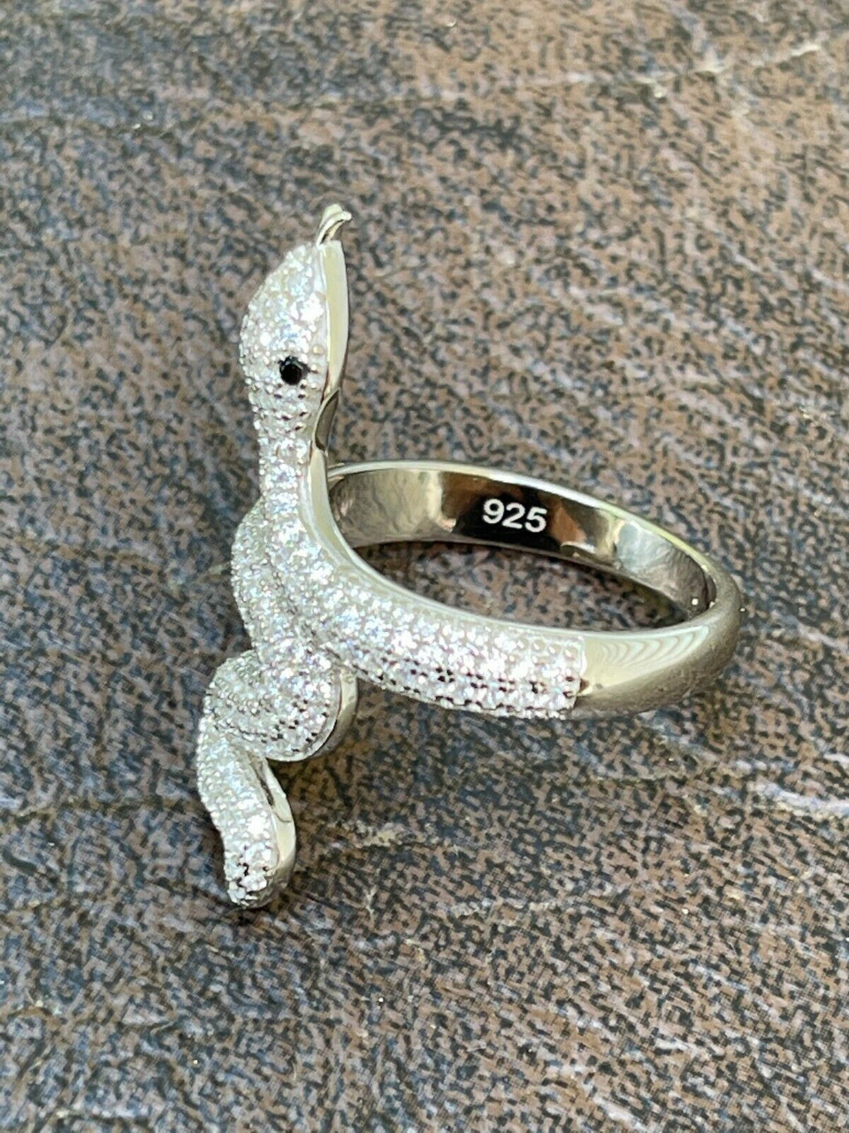 pure silver snake ring jointless chandi – Karizma Jewels