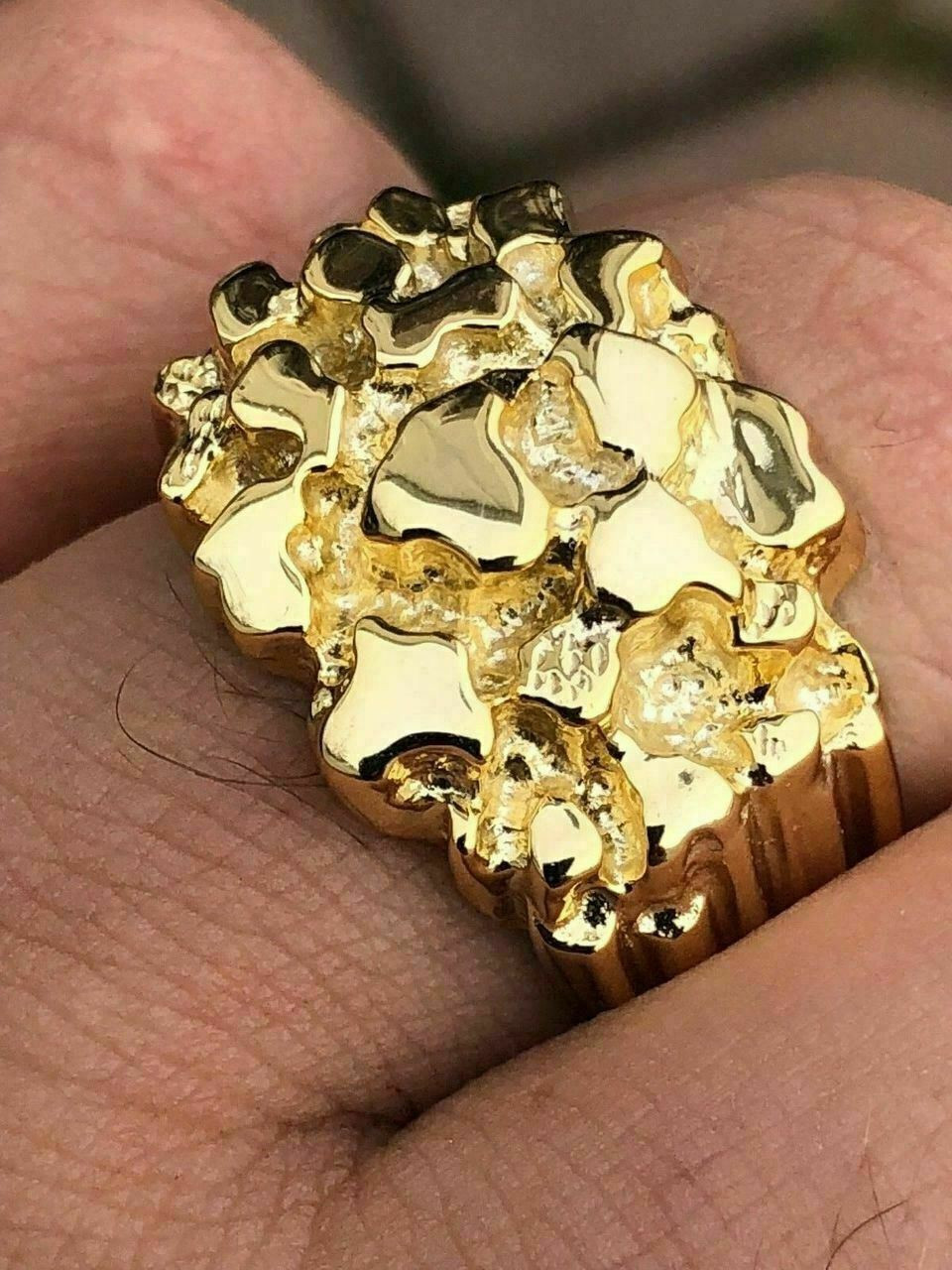 9 Beautiful Big Sized Gold Rings for Men and Women