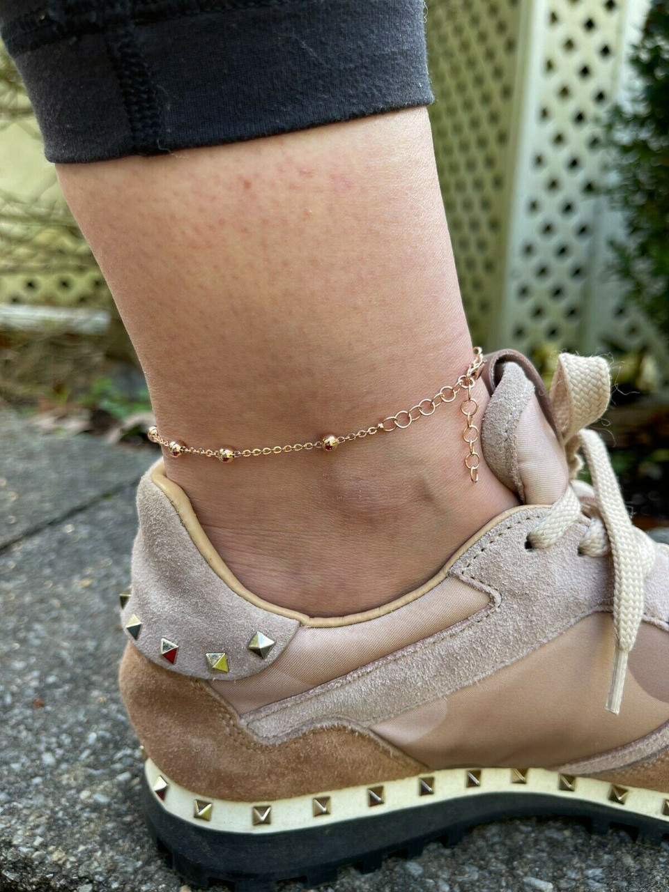 Cute Ankle Bracelets Set Gold Silver Heart Chain Anklets for Women Girls  Adjustable Beach Foot Jewelry - China Anklets and Necklace price |  Made-in-China.com