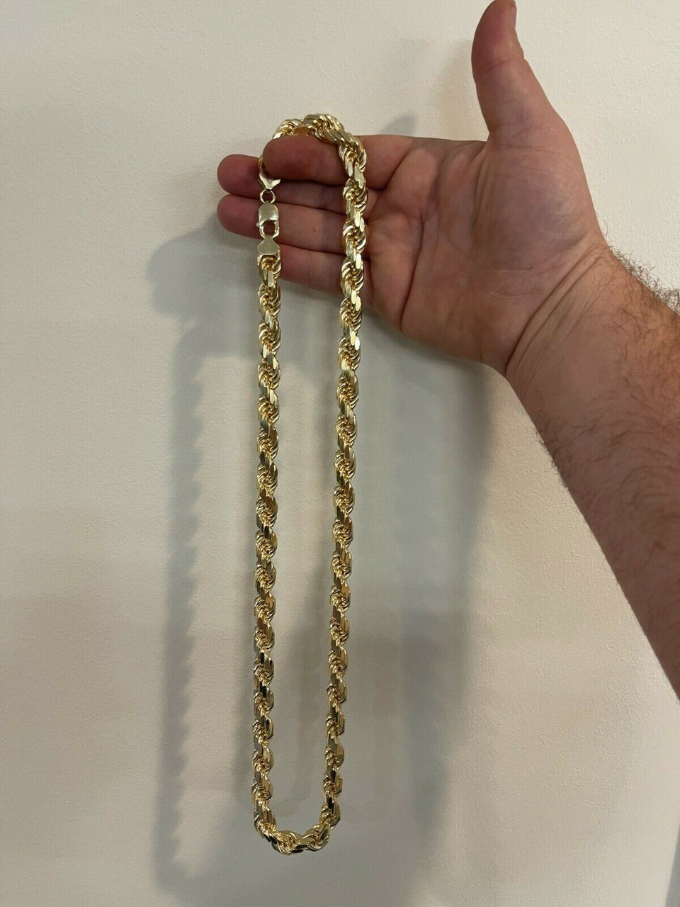 11mm ( 0.43) Width - Premium Quality Gold Silver Chain Strap (Chunky Chain  )