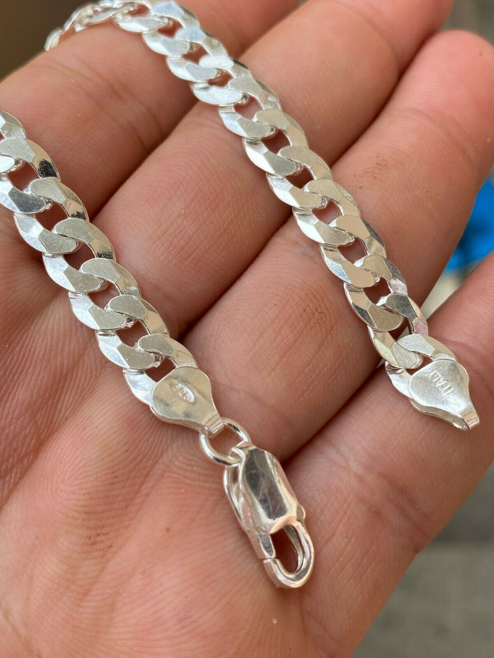 Rope Bracelet in sterling silver, 2mm – Miabella