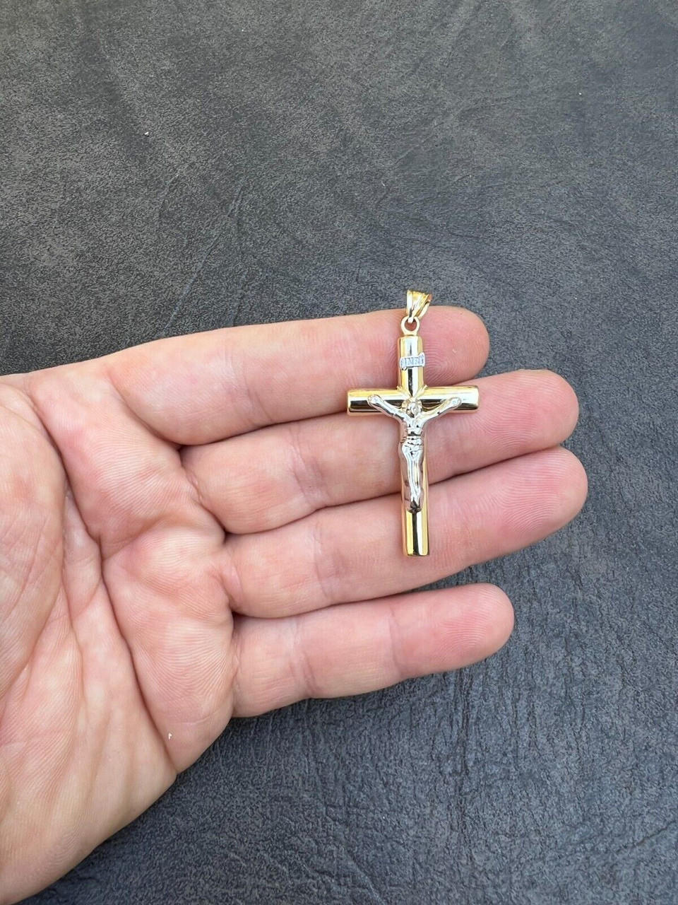 This large cross pendant necklace is a beautiful one of a kind. The raised  pattern on cross is intricat… | Crucifix necklace, Cross necklace, Cross pendant  necklace