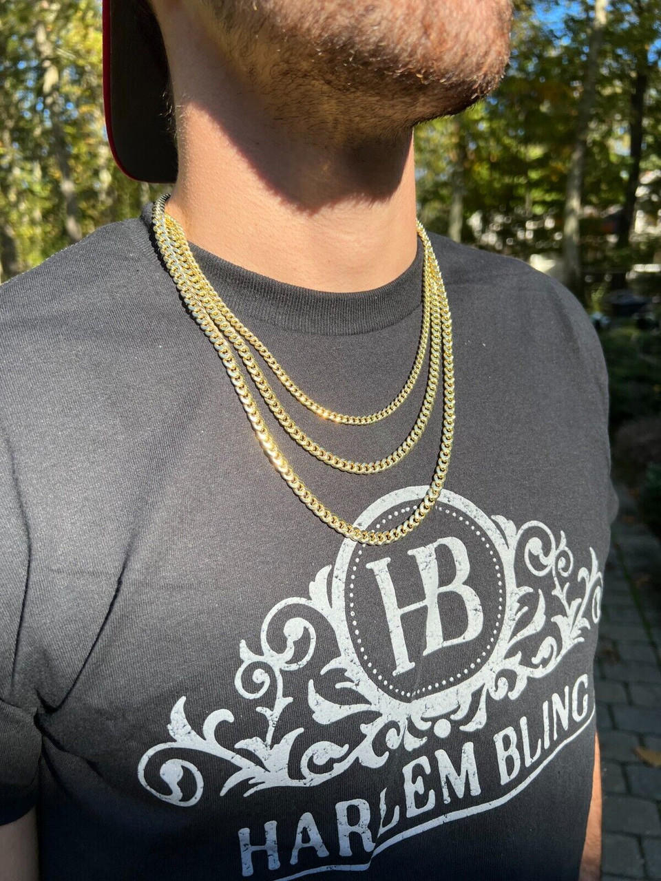 Men's Hollow Miami Cuban Link Chain