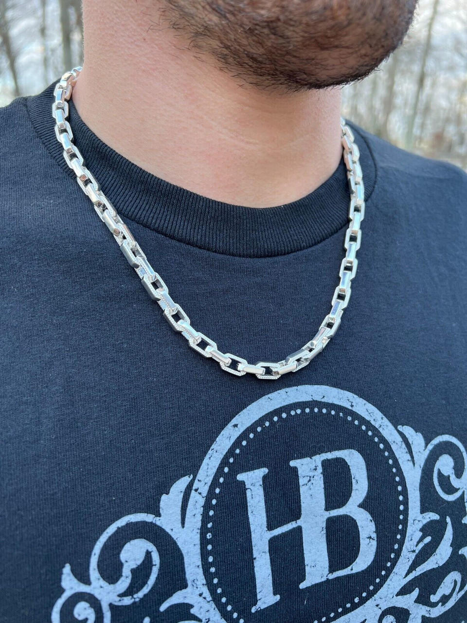 Vintage Hermes Black & Silver Necklace – Re-Dunne