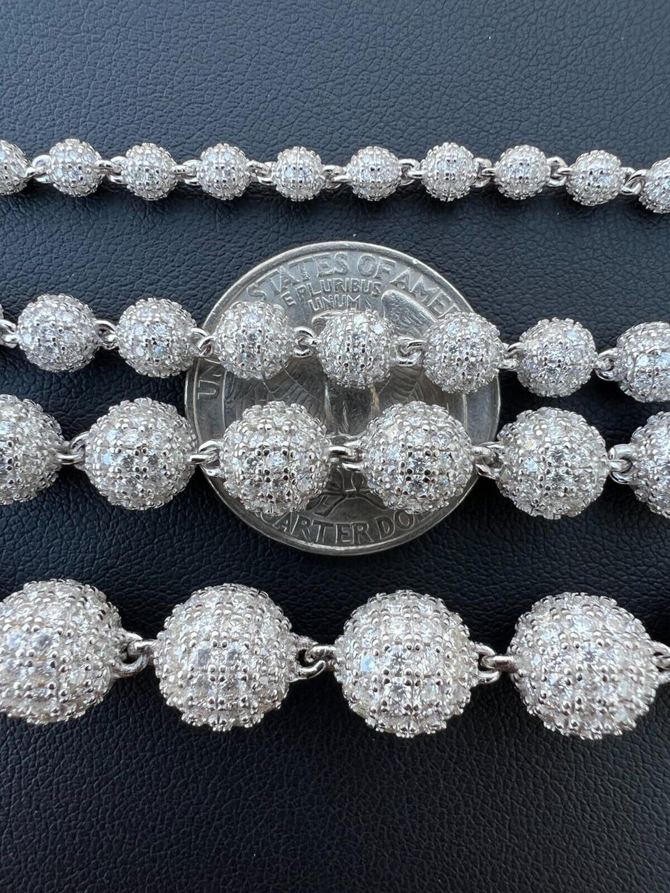 Diamond Ball Chain 10mm Gemistone