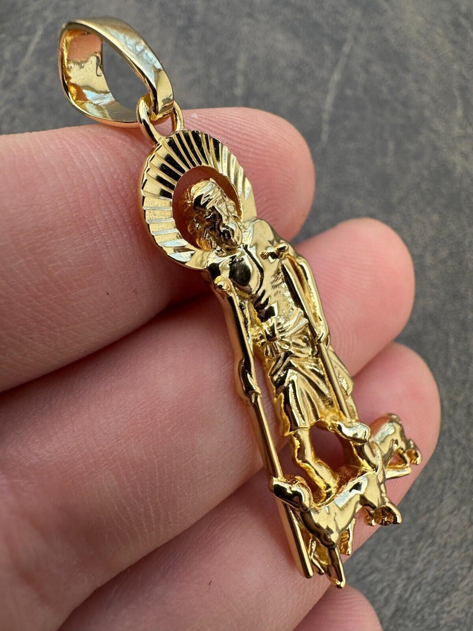 saint lazarus necklace