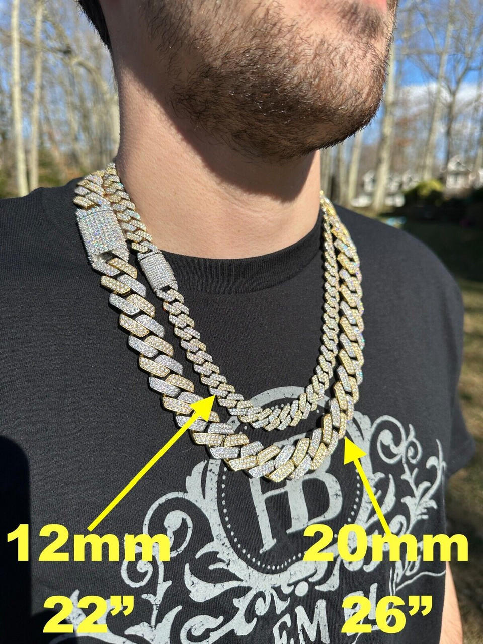 Miami Cuban Link Necklace in Yellow Gold - 8mm