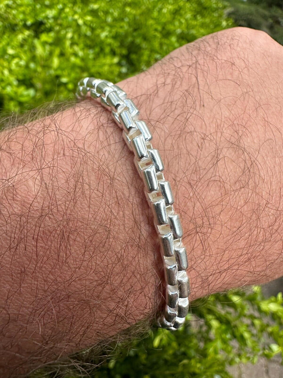 925 Sterling Silver Chain Link Bracelet