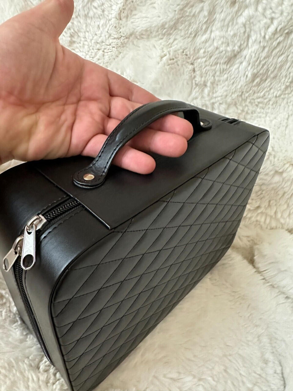 Harlembling Leather Travel Jewelry Box Case