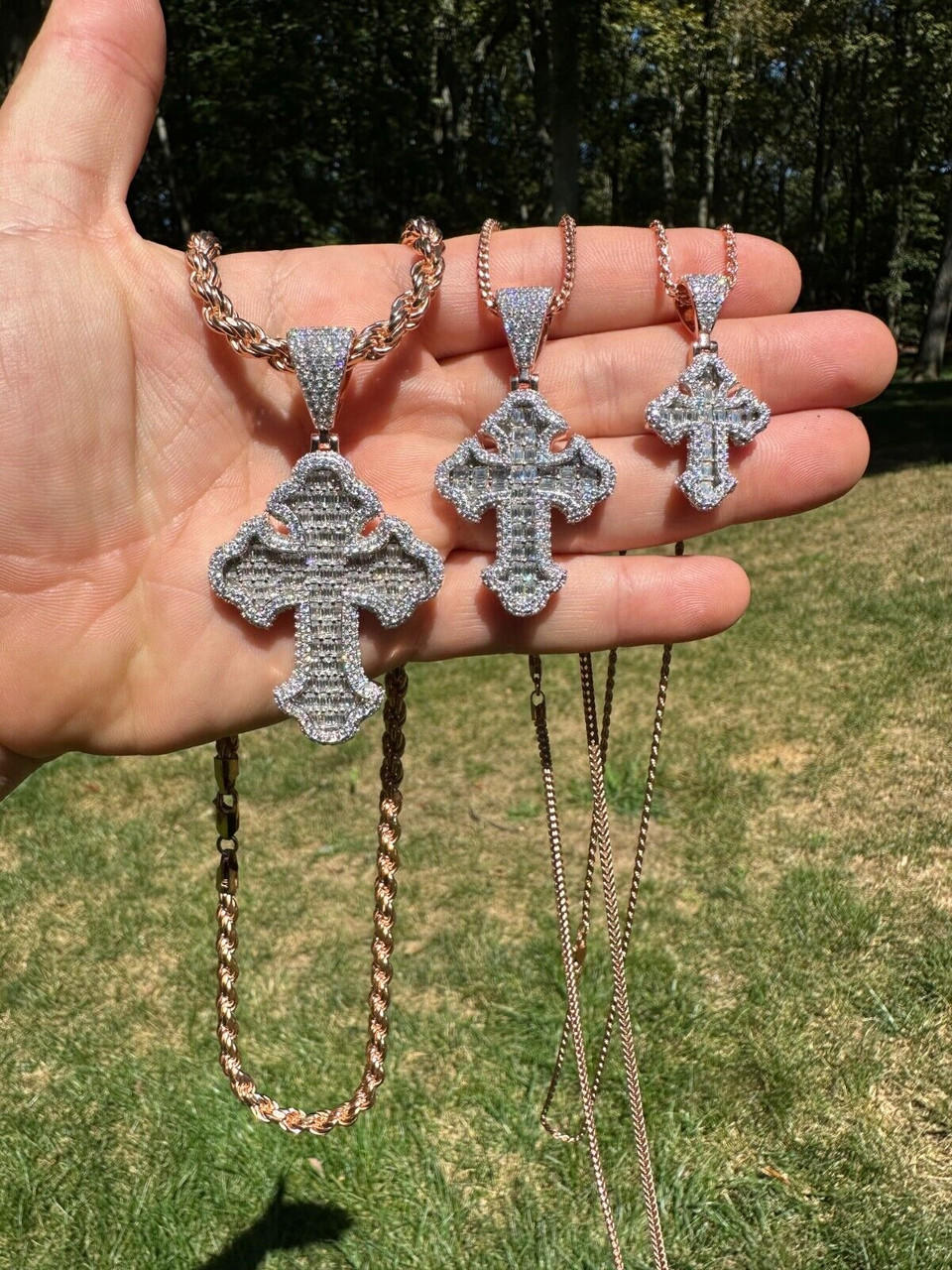 Iced Out Full Black Cactus Jack Chain With Cross Pendant With Iced Cubic  Zircon Hip Hop Fashion Jewelry For Men And Women From Chrisl, $27.5 |  DHgate.Com