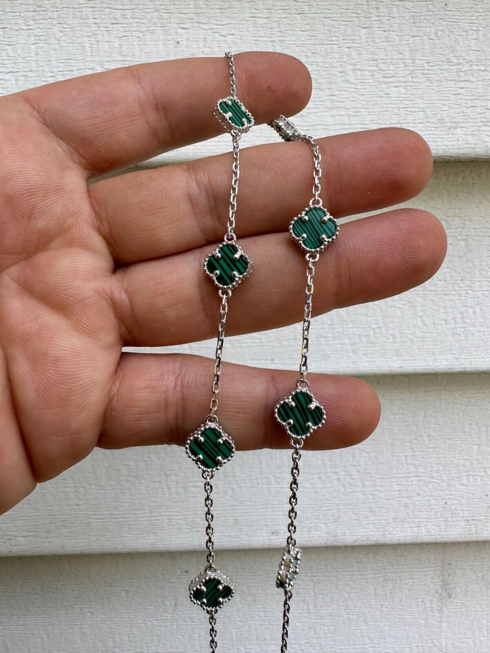 Pendant - Necklace artificial Malachite stone