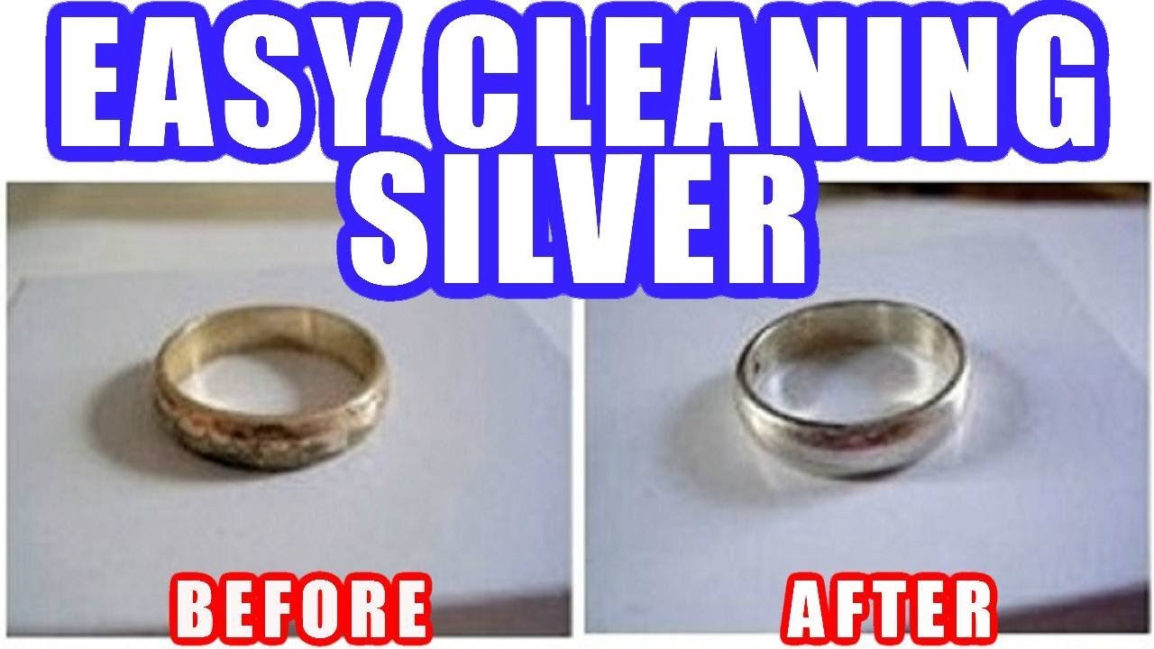 How To Clean Silver  Before and After 