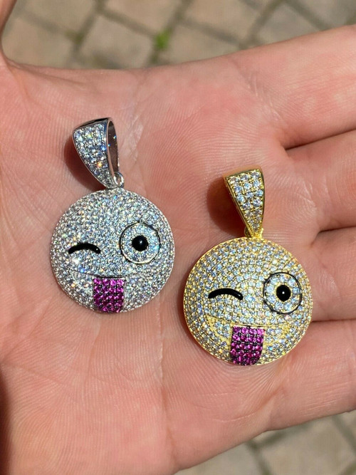 【King Ice】☆日本未入荷☆PRAYING HANDS EMOJI NECKLACE Praying Hands Emoji Necklace | Emoji Jewelry | King Ice