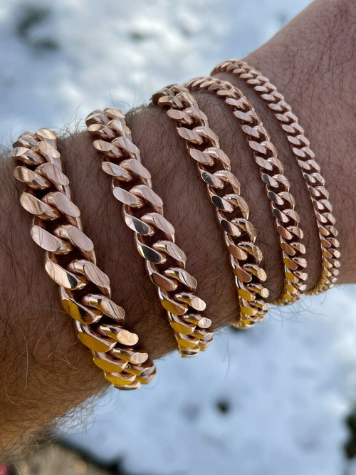 RARE PRINCE by CARAT SUTRA | 10mm Wide Solid Miami Cuban Link Bracelet –  caratsutra