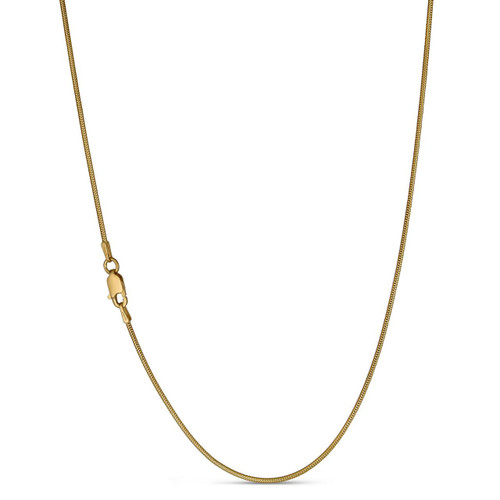 ☆Hei☆ sv925 essential cubic snake chain necklace HE25SPNSW 14k Gold Vermeil Solid 925 Sterling Silver Snake Chain