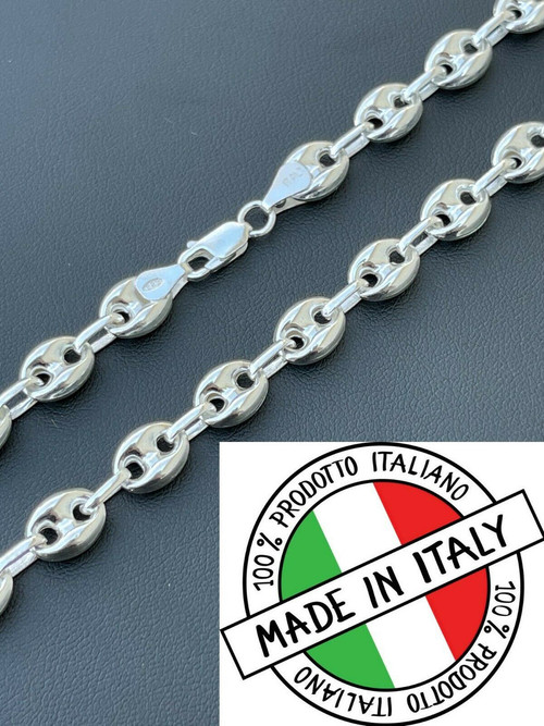 14k Yellow or White Gold Solid Puffy Gucci Mariner Chain Necklace 11.7 –  Direct Source Gold & Diamond