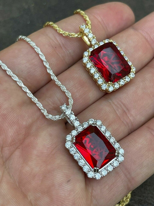 Ruby Pendant: Shop Women Ruby Stone necklaces