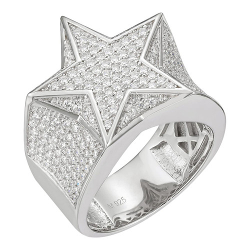★SENTIMENTS★ NO.308 [SILVER] STAR METEOR RING Hubble-Meteorite-Sterling-