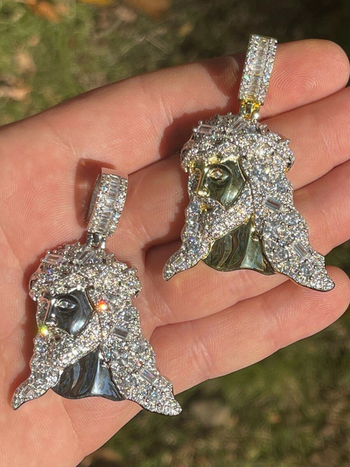 CEO Iced Out Diamond Pendant Bust Down Real Diamonds VS Diamonds Gold Chain  Hip Hop Jewelry Entrepreneur Rope Chain 10k 14k - Etsy