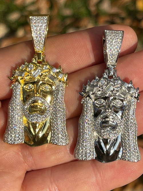 Bust Down Heavy Men Necklace Sier Hip Hop Iced Out Vvs Lab Diamond  Moissanite Link Miami Cuban Chain From 100,98 € | DHgate