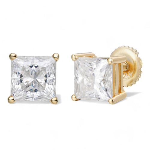 【HYERES LOR】25SS★ SIL Moissanite Petite 1Touch Earrings harlembling-moissanite-
