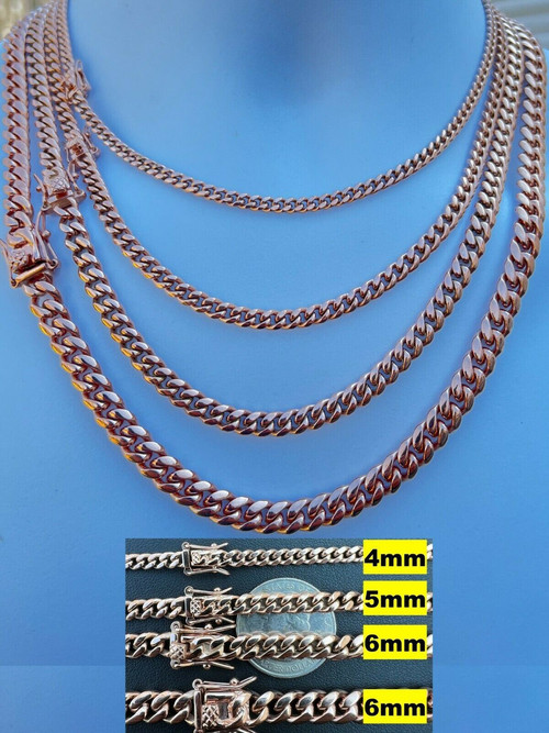 Rose Gold Cuban Link 25mm/32mm Dog Chain Collar | Big dog chains – Pit Bull  Outfitters