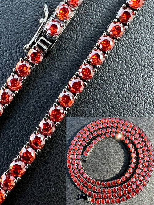 23.40 carat Burma Ruby & Diamond Necklace (Two-Tone) — Shreve, Crump & Low