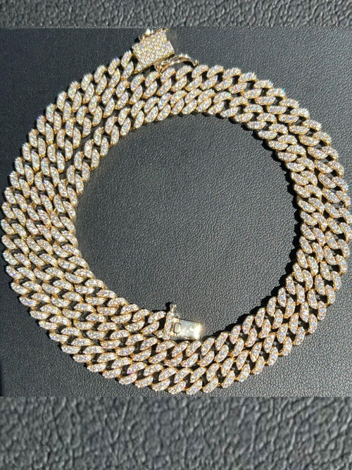 6.5mm Cuban Chain Bracelet, Gold Vermeil, Men's Bracelets